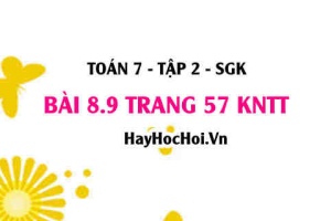 Bài 8.9 trang 57 Toán 7 Tập 2 Kết nối tri thức: Xác suất của biến cố khi gieo xúc xắc